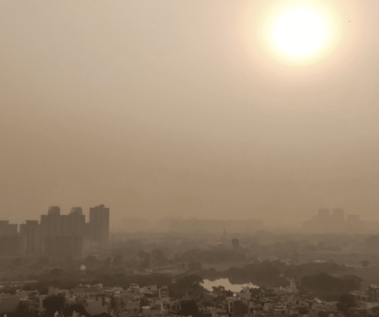 pollution in New Delhi