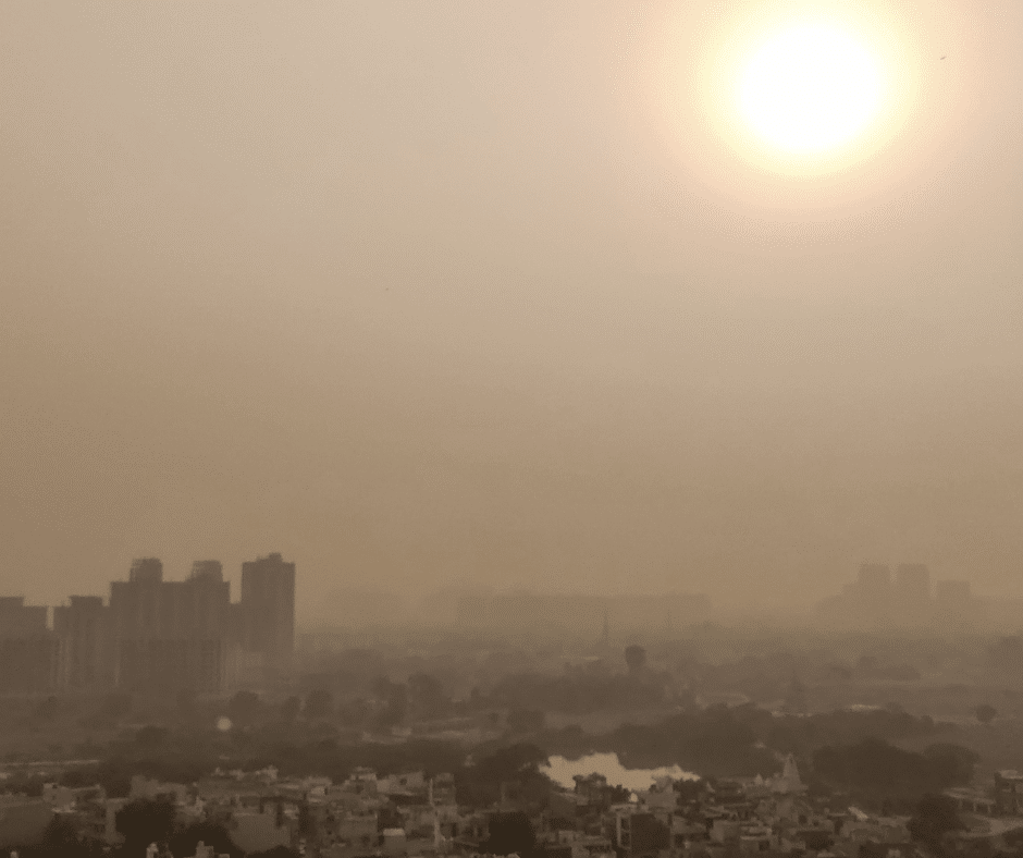 pollution in New Delhi